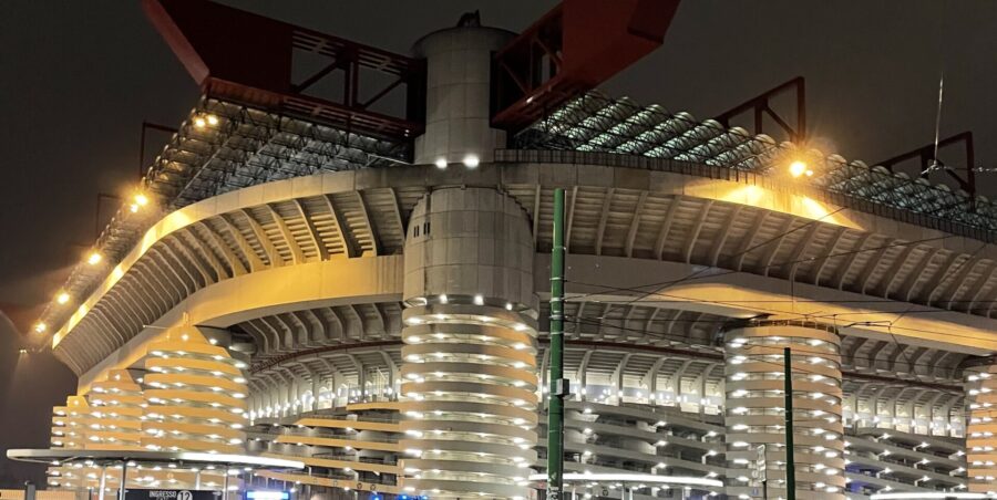 Outside San Siro