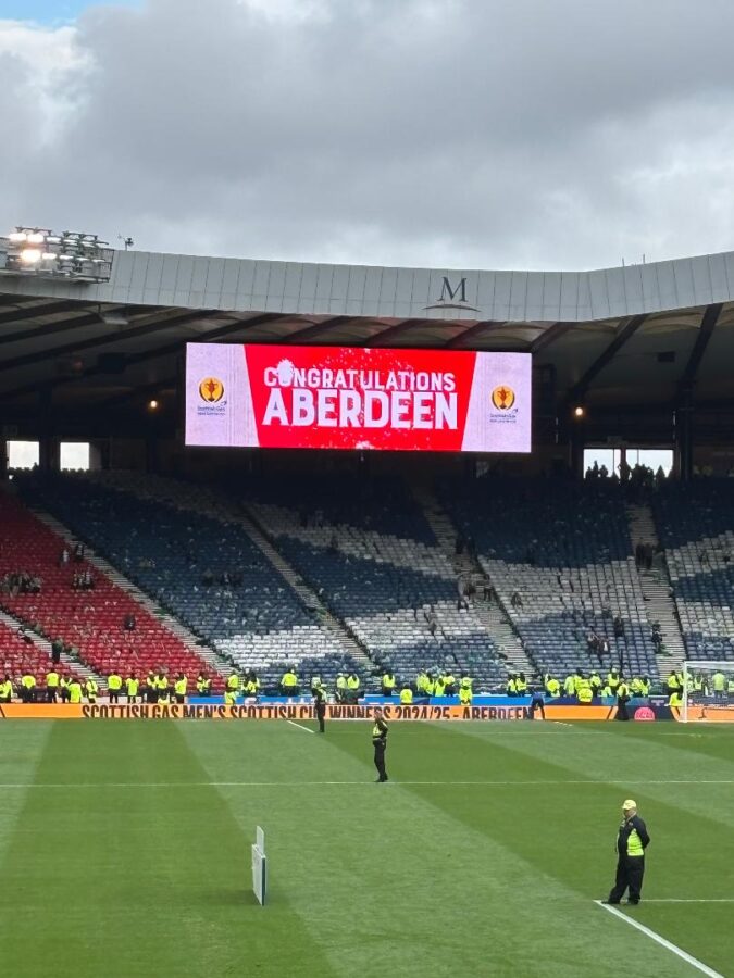Hampden scoreboard
