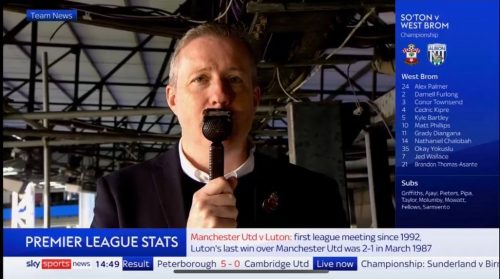 Gary Taphouse on Sky Sports News