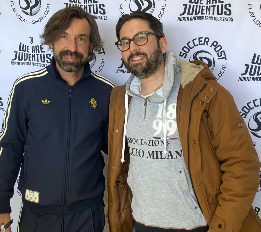 Sal Bono and Andrea Pirlo